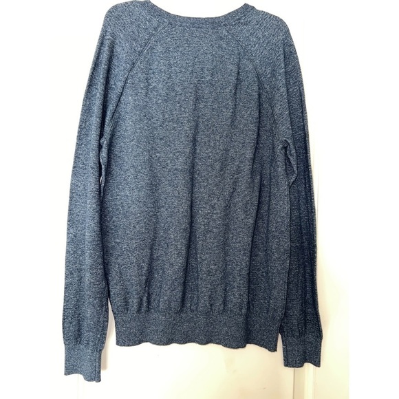 Banana REPUBLIC BLUE COTTON SWEATER - SIZE M - Picture 2 of 4